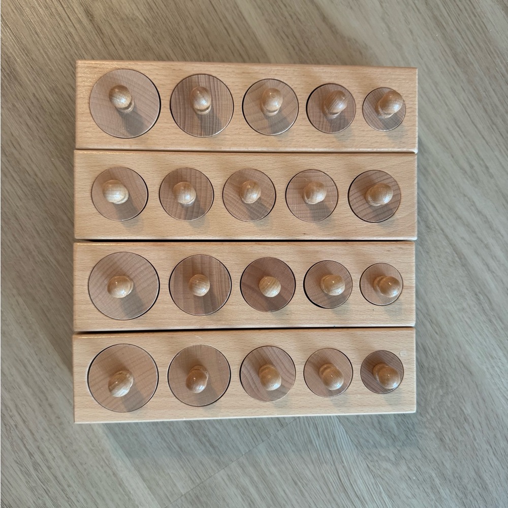 Wooden Sorting and Stacking Toy Set - Picture 4 of 12
